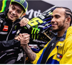 Scambio Valentino Rossi - Hamilton