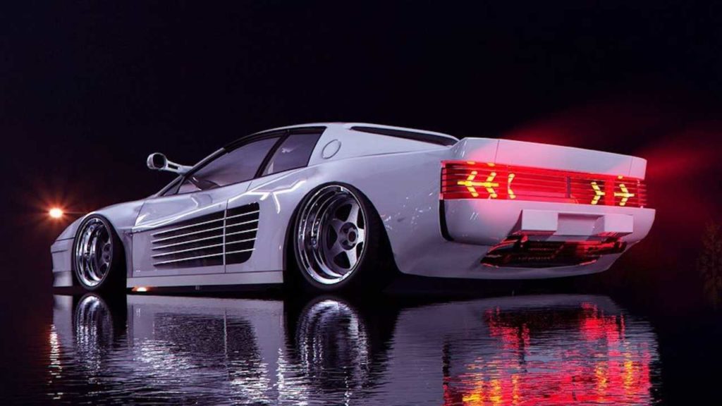 Render Ferrari Testarossa