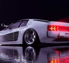 Render Ferrari Testarossa